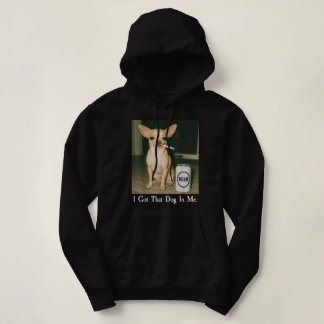 Pull À Capuche J'ai Ce Chien En Moi Drôle De Chihuahua Qui Fume D