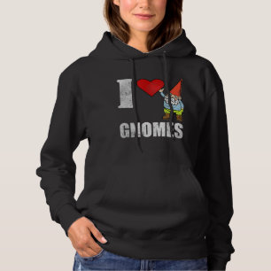 Pull À Capuche J'aime Gnomes Garden Gnome
