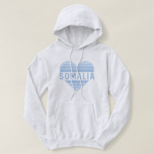 Pull À Capuche J'aime la Somalie, le coeur somalien