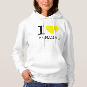 PULL À CAPUCHE J'AIME LES BANANES