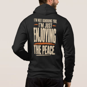 Pull À Capuche Je ne vous ignore pas Citation drôle Design