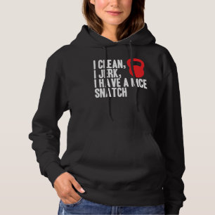 Pull À Capuche Je nettoie, je Jerk, et j'ai un bon coup