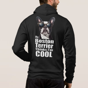 Pull À Capuche Je suis Cool Boston Terrier