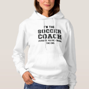 Pull À Capuche Je suis l'entraîneur de football