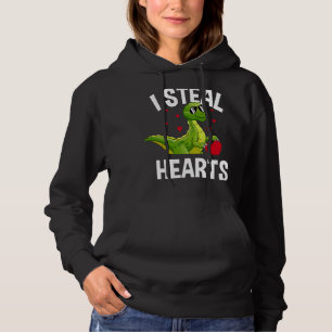 Pull À Capuche Je Vole Coeurs Dinosaure Valentines Jour Pour Bébé
