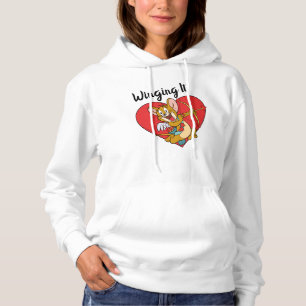 Pull À Capuche Jerry Mouse habillée en Valentine Cupide
