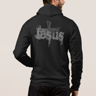 PULL À CAPUCHE JESUS CROSS  