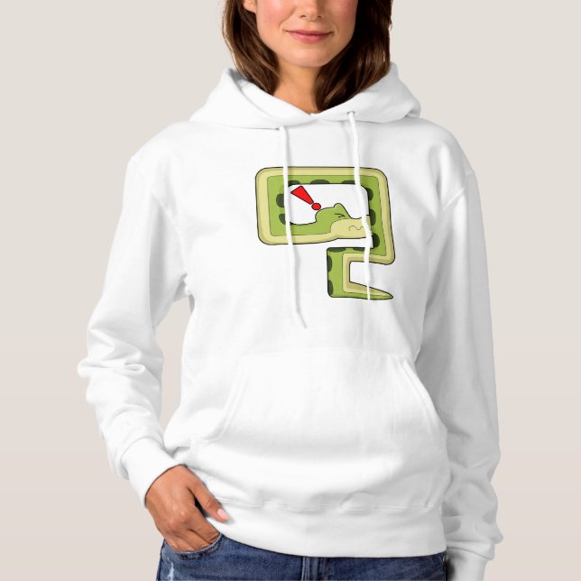 Pull À Capuche Jeu de serpent (Devant)