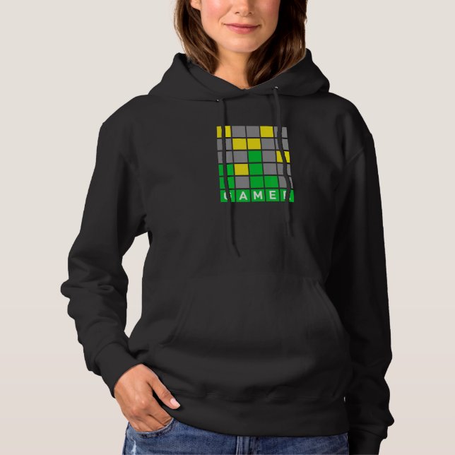 Pull À Capuche Jeu Viral Drôle Jeu Quotidien Puzzle Jeu Tee (Devant)