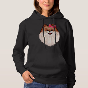Pull À Capuche Joli chien de Poméranie n° 0196