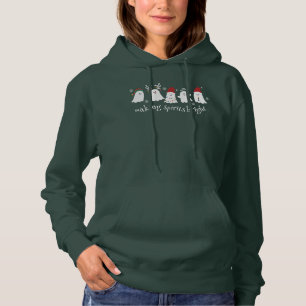 Pull À Capuche Joli Éffrayant Noël Fantômes Sweatshirt