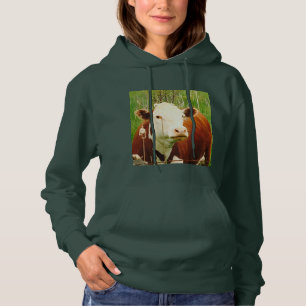 Pull À Capuche Jolie vache Brown Sweatshirt à capuche pour femmes