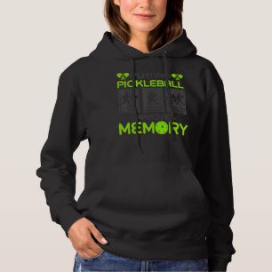 Pull À Capuche Jouer au Pickleball améliore la mémoire grand-père