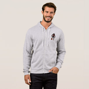 Pull À Capuche Joueur de football loup-garou Halloween Horreur Ar