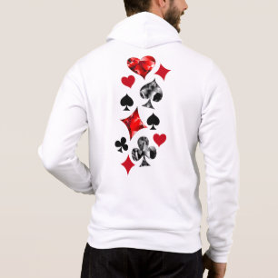 Pull À Capuche Joueur de poker Joueur de cartes de jouer costumes