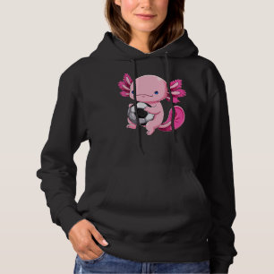 Pull À Capuche Joueur de soccer Axolotl Soccerlotl Mexicain Salam