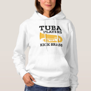 Pull À Capuche Joueurs Tuba en laiton