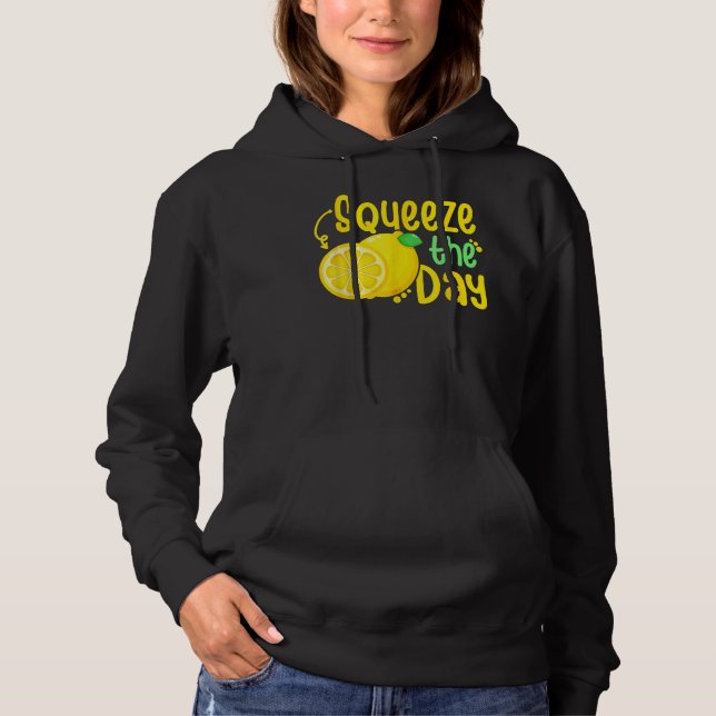 Pull À Capuche Jour de pression de limonade Été Jus de citron (Devant)