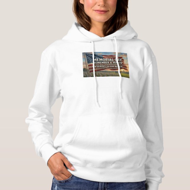 Pull À Capuche Jour du Souvenir   (Devant)
