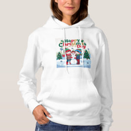 Pull À Capuche Joyeux Noël