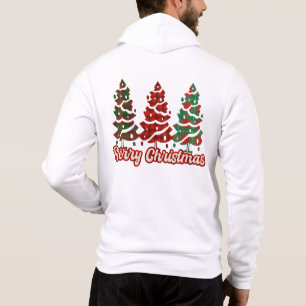 Pull À Capuche Joyeux Noël Buffalo à carreaux arbres -42019