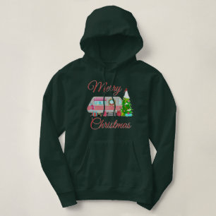 Pull À Capuche Joyeux Noël Sweatshirt Camionnette Rétro Mignonne