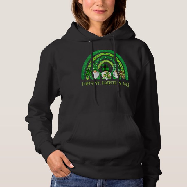 Pull À Capuche Joyeux St Patrick S Day Funny Saint Patrick Irish  (Devant)