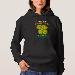 Pull À Capuche Juste une fille irlandaise qui aime Pickleball Sai