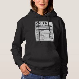 Pull À Capuche Kyler Information sur la nutrition Problème Résoud