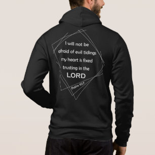 Pull À Capuche La Bible chrétienne Verse : Je N'Ai Pas Peur