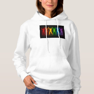 Pull À Capuche la fierté de SlipperyJoe personnes mains silhouett