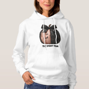 Pull À Capuche La maman Éffrayante Citrouille d'Halloween