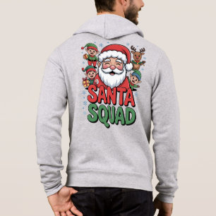 Pull À Capuche La mauvaise influence du Père Noël (Escouade drôle