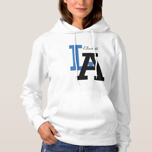 Pull À Capuche LA personnalisée (Devant)