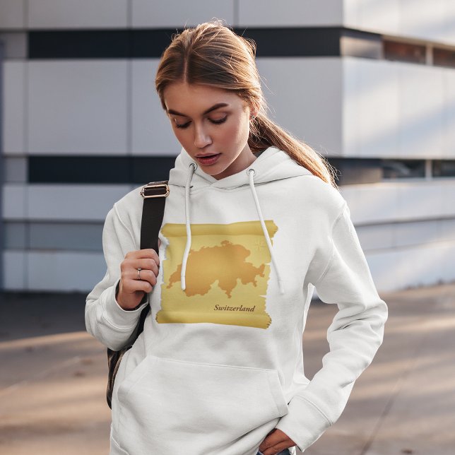 Pull À Capuche La Suisse En Parchemin (Créateur téléchargé)