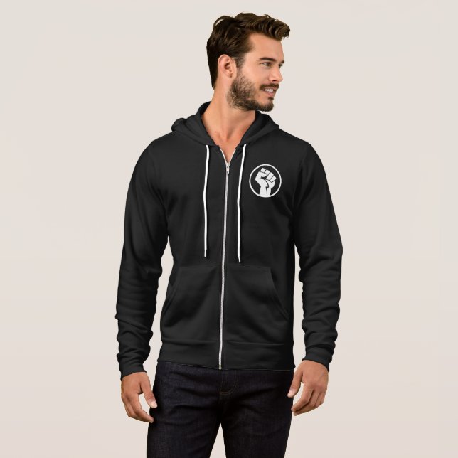 Pull À Capuche La vie noire importe (Devant entier)