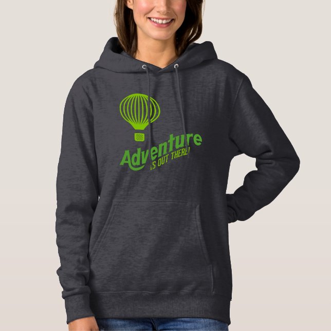 Pull À Capuche L'aventure est là 2 (Devant)