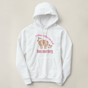 Pull À Capuche Le café me fait me sentir moins meurtrier et drôle