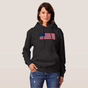 Pull À Capuche Le Cercle des étoiles, drapeau américain par Betsy