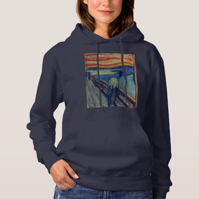 Pull À Capuche Le Cri (de la nature) Edvard Munch  (Devant)
