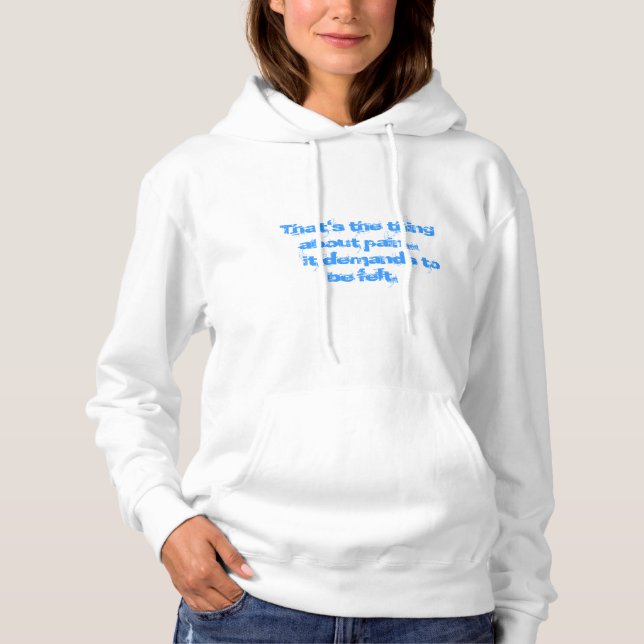 Pull À Capuche Le défaut dans notre sweatshirt de citation de (Devant)