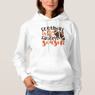 Pull À Capuche Le football est ma saison préférée