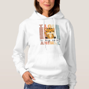 Pull À Capuche Le tigre est mon esprit animal - Doux Tiger Vintag