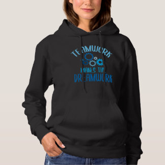 Pull À Capuche Le Travail D'Équipe Fait Du Dreamwork Motivational