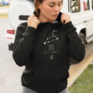 Pull À Capuche Leo | Constellation Zodiaque personnalisée