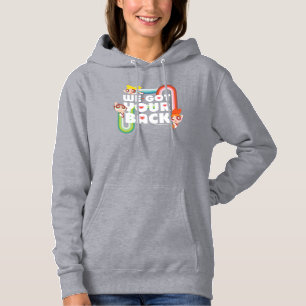 Pull À Capuche Les filles puissantes : On a ton dos