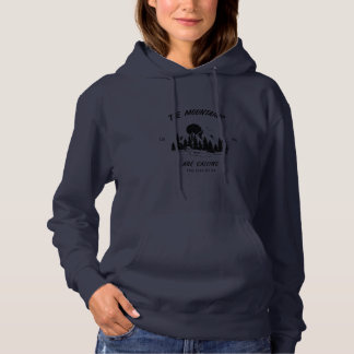 Pull À Capuche Les montagnes appellent et nous y allons