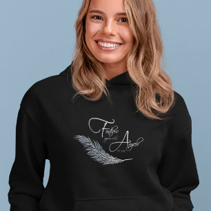 Pull À Capuche Les Plumes Apparaissent Lorsque Les Anges Sont Pr