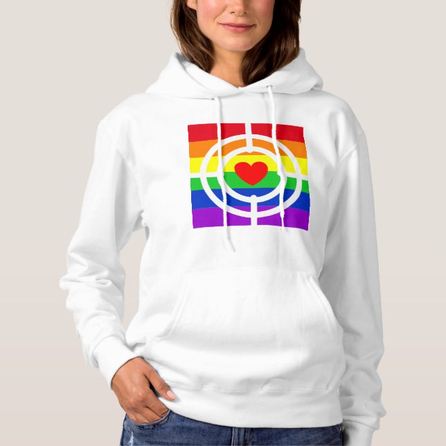 Pull À Capuche #LGBT #love #pride #gay #lesbiennes #freedom #para (Devant)