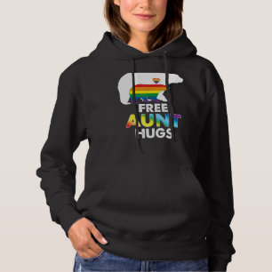 Pull À Capuche Libre Tante Hugs Rainbow Bear Lgbt Pride Gay Lesbi
